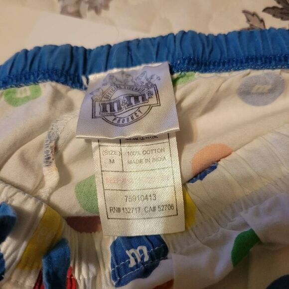 M & M Candy Pajama Scrub Pants Size Medium - Picture 5 of 6